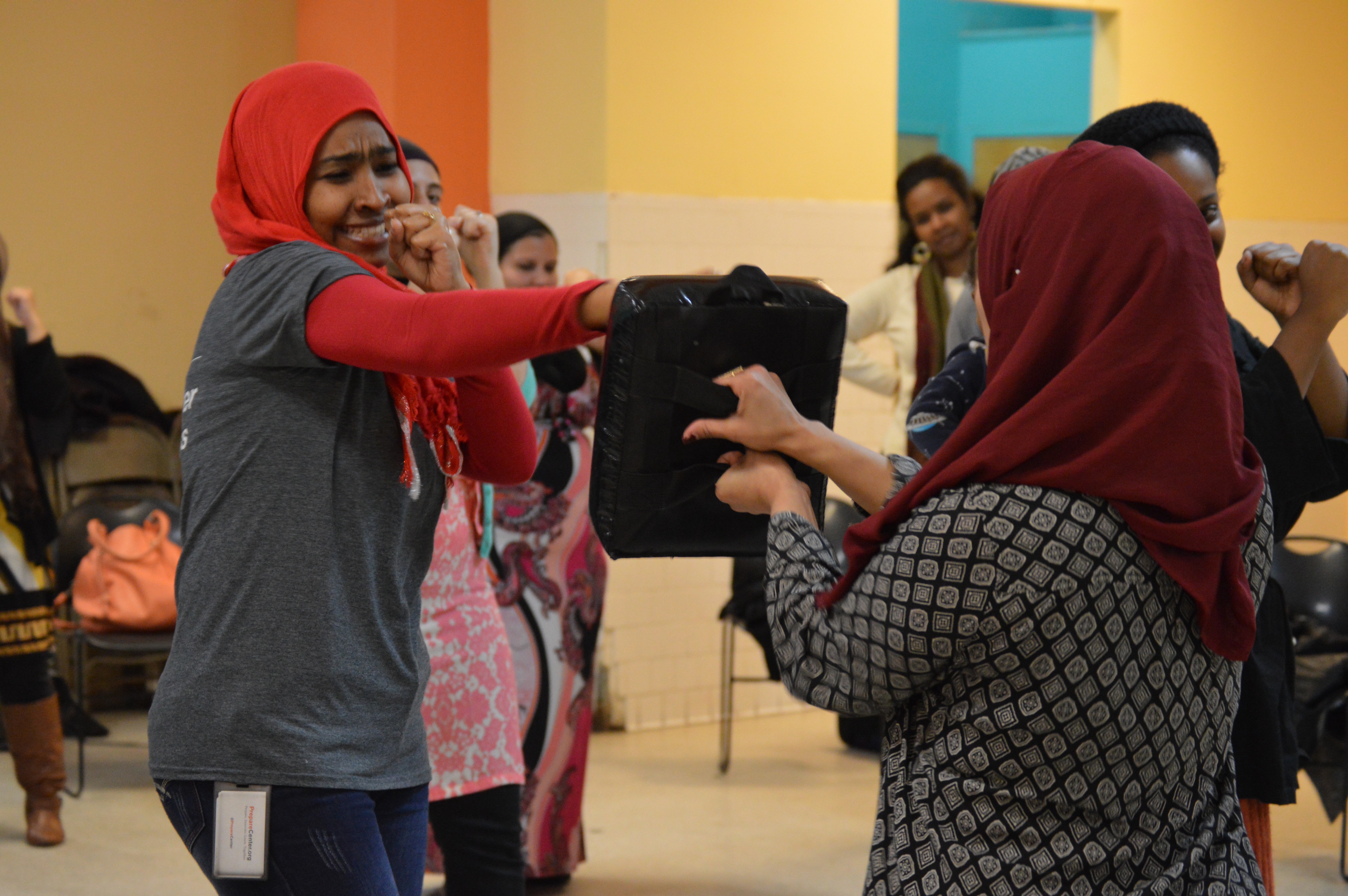 Local Muslim women fight fear with self-defense lesson