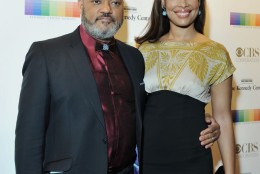 Laurence Fishburne at the 38th annual Kennedy Center Honors with wife Gina Torres. (Courtesy Shannon Finney, www.shannonfinneyphotography.com)
