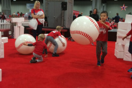 Kids play during the Washingotn Nationals Winterfest event, Saturday, Dec. 12. 2015 (WTOP/Dick Uliano)