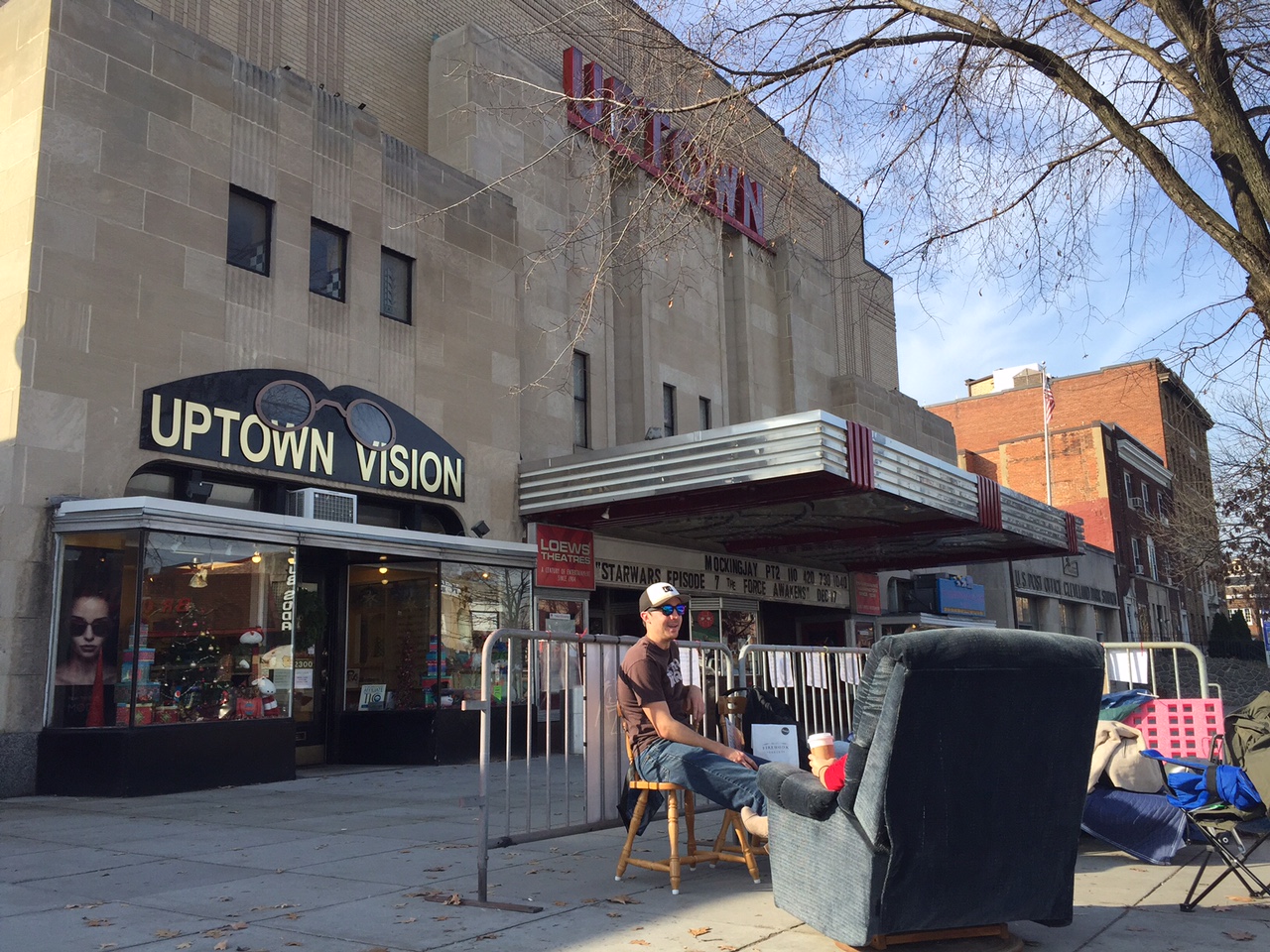 One Star Wars fan already camped out in front of Uptown Theater in D.C.