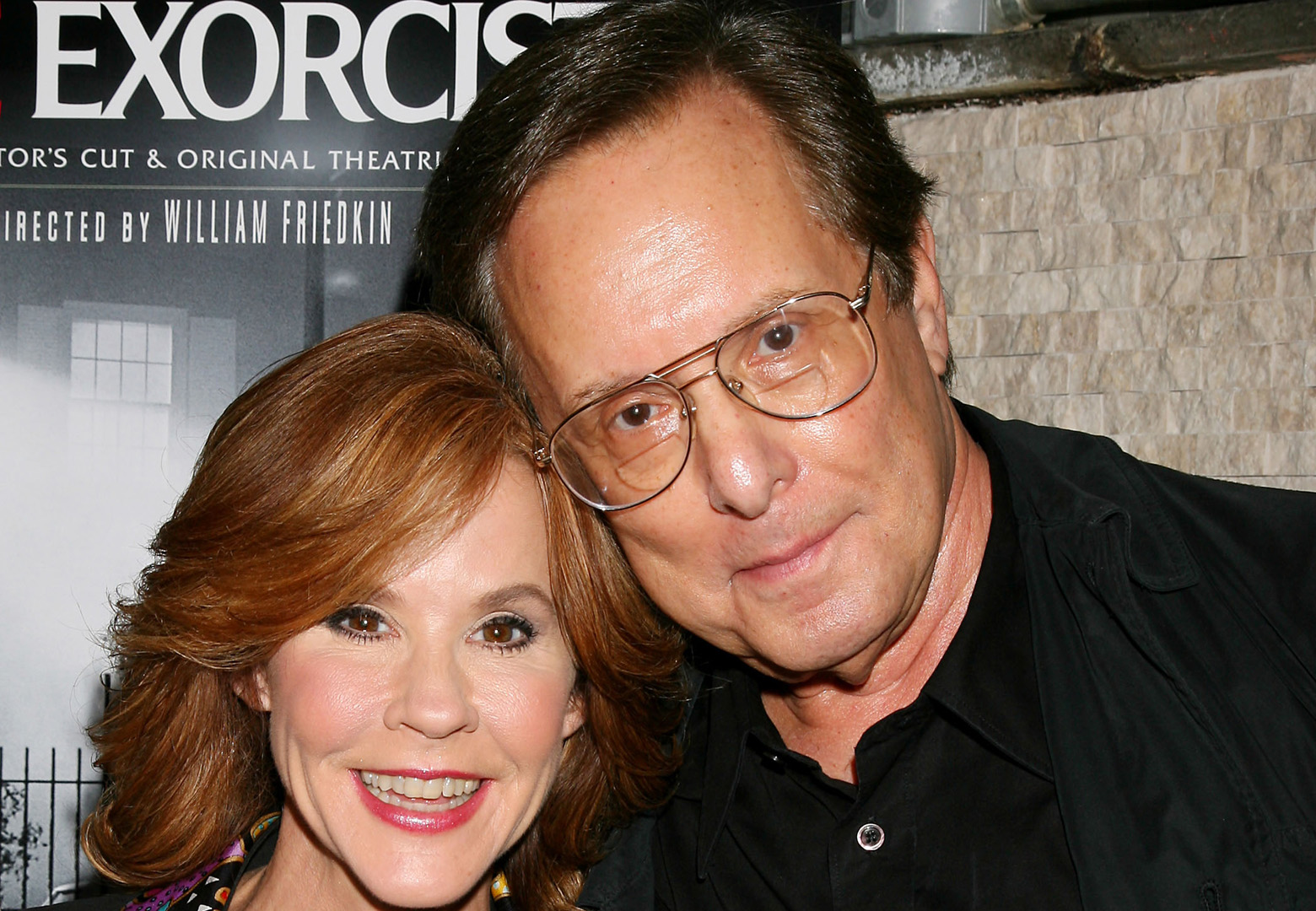 In this photo released by Starpix, Linda Blair, who in 1973 starred in the original version of  "The Exorcist," joins the film's director, William Friedkin, for a photo at a screening of the remastered film, Wednesday, Sept. 29, 2010, at the Museum of Modern Art in New York. (AP Photo/Starpix, Dave Allocca)