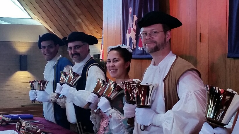 Ringing in the holidays with Colonial English Handbell Ringers (Video)
