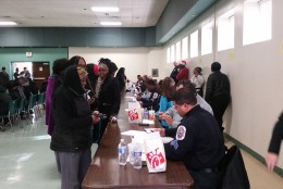More than 25,000 children received toys through a Toys for Tots event coordinated by Prince George’s County police and the United States Marine Corps Reserves on Saturday, Dec. 19, 2015. (WTOP/Allison Keyes)