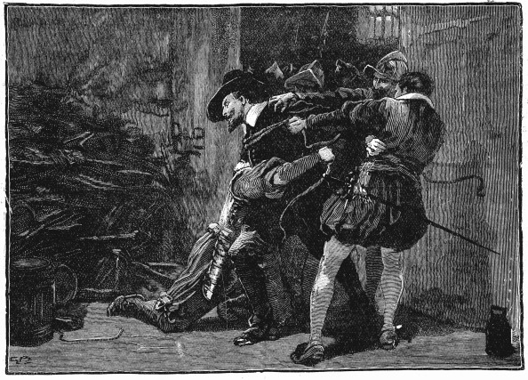Arrest of Guy Fawkes in cellars of Parliament, 1605 (19th century). Gunpowder Plot, Roman Catholic conspiracy to blow up English Houses of Parliament on 5 November 1605 when James I due to open new session. 19th century wood engraving. (Photo by Ann Ronan Pictures/Print Collector/Getty Images)