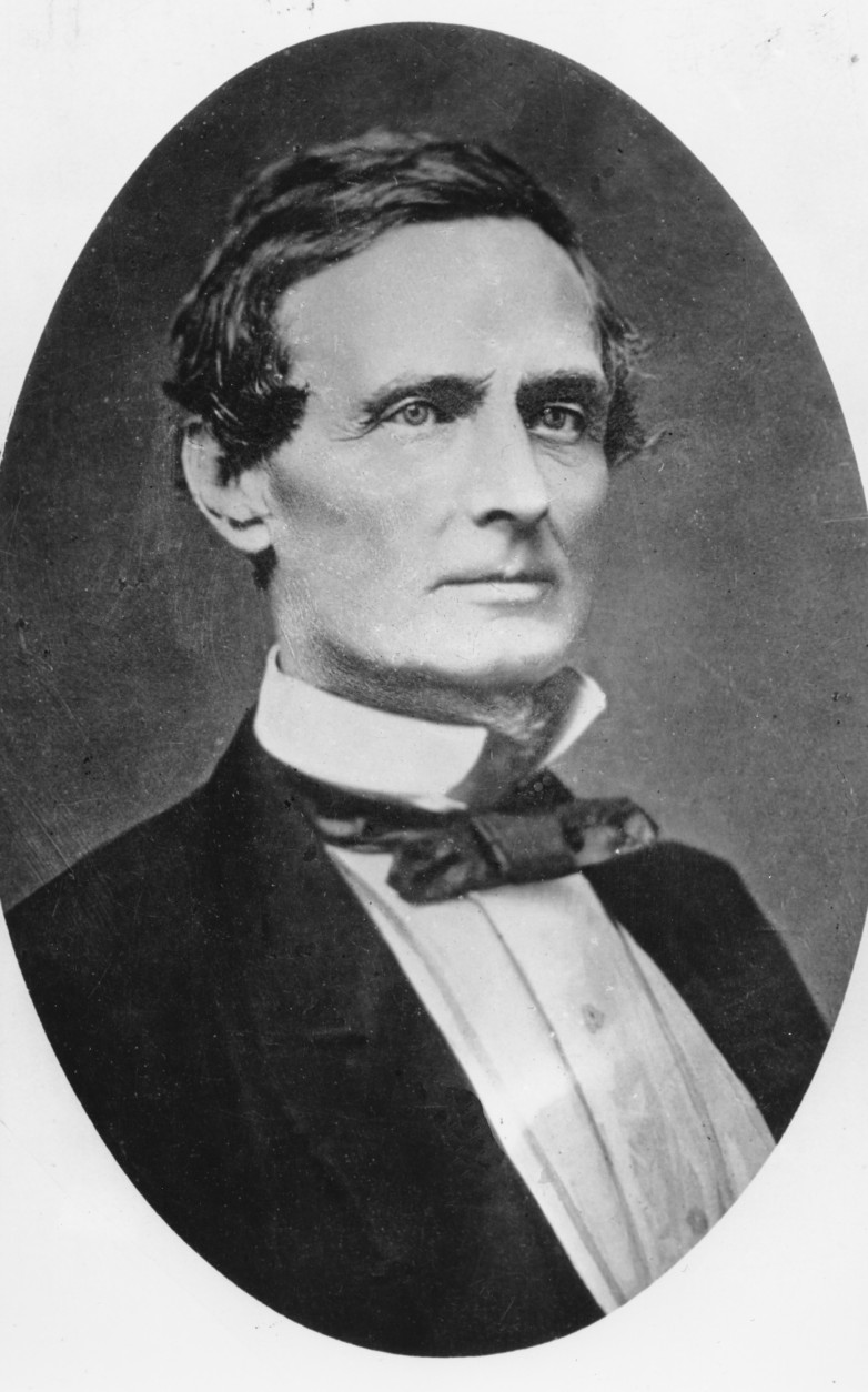 This is an undated photo of Jefferson Davis prior to his inauguration on Feb. 18, 1861 as president of the newly formed Confederate States during the American Civil War.  (AP Photo)