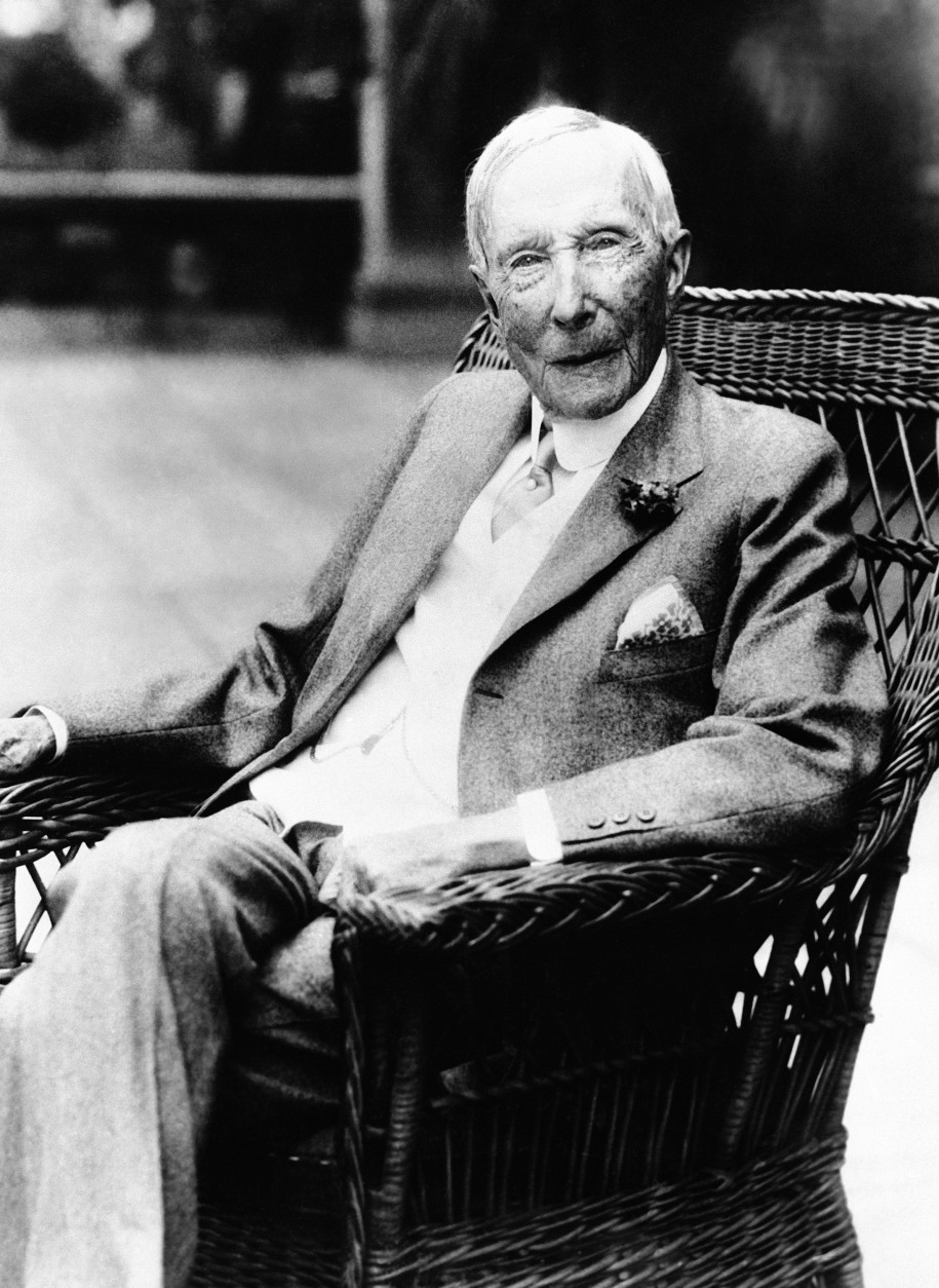 A portrait of Mr. John Davison Rockefeller circa 1930. (AP Photo)