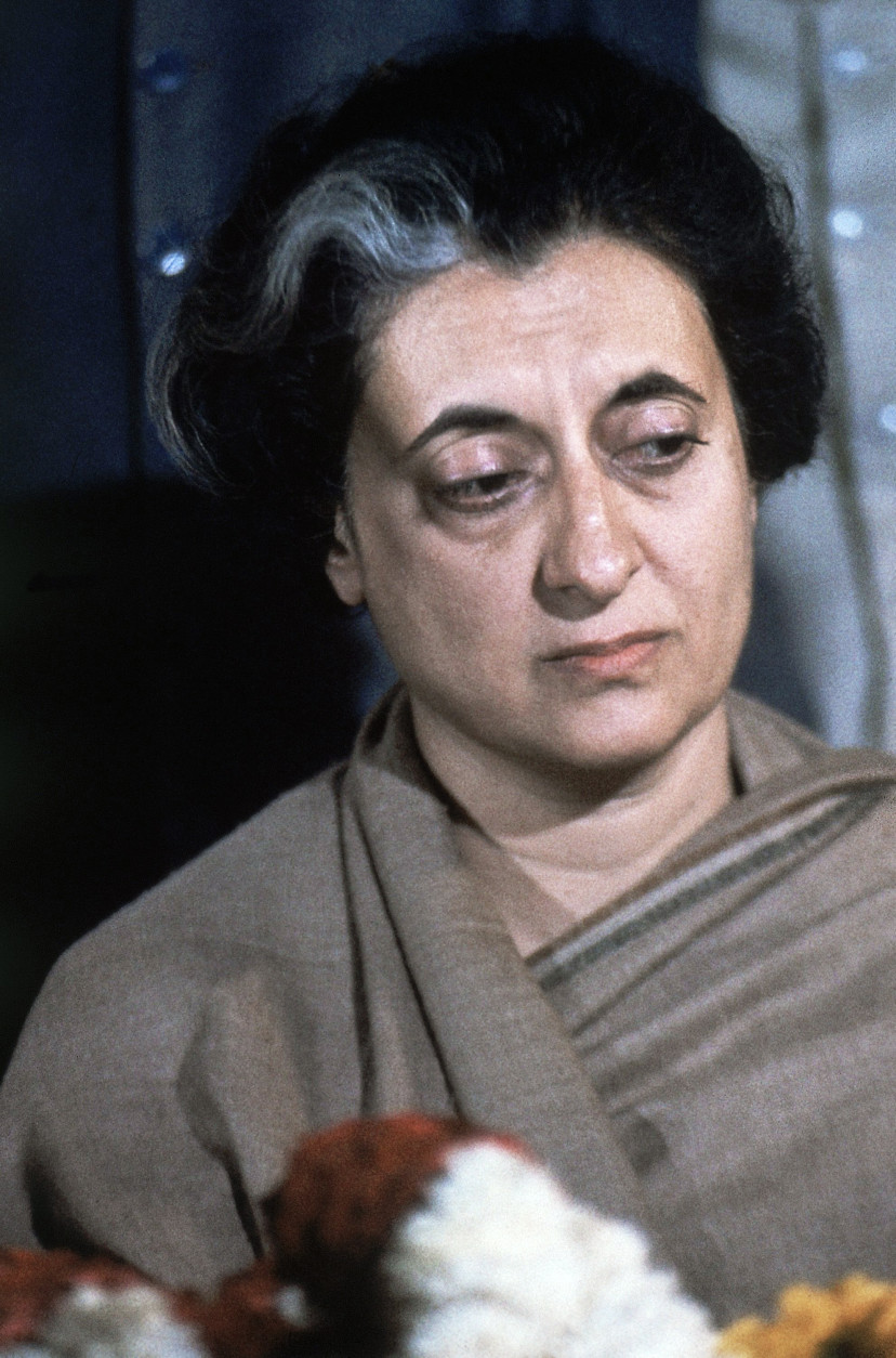 Prime Minister of India Mrs. Indira Gandhi, daughter of the late Prime Minister Jawarhalal Nehru, after she was elected the first woman Prime Minister of India, in New Delhi, India  Jan. 18, 1966. (AP Photo)