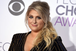 Meghan Trainor arrives at the People's Choice Awards at the Microsoft Theater on Wednesday, Jan. 6, 2016, in Los Angeles. (Photo by Jordan Strauss/Invision/AP)