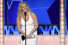 Amy Schumer accepts the award for best actress in a comedy for Trainwreck at the 21st annual Critics' Choice Awards at the Barker Hangar on Sunday, Jan. 17, 2016, in Santa Monica, Calif. (Photo by Chris Pizzello/Invision/AP)