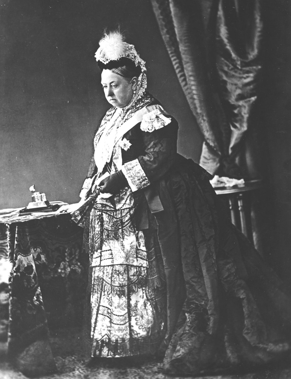 QUEEN VICTORIA IN 1887: This portrait of queen Victoria was made for the occasion of her 1887 jubilee. (AP-Photo/hdw/- 1887 -)