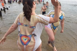 Organizers counted 345 polar bear plungers this year. (Michelle Basch)