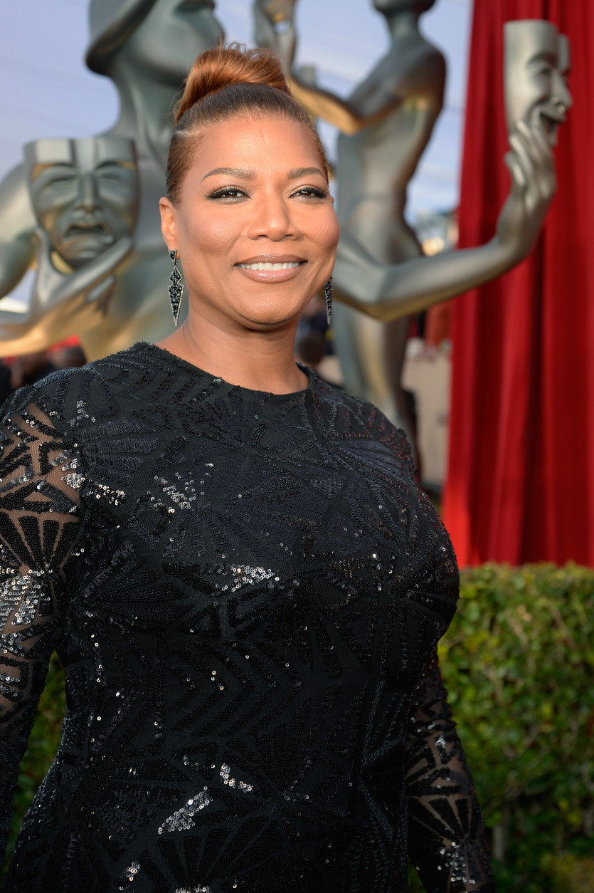 LOS ANGELES, CA - JANUARY 30:  Actress Queen Latifah attends the 22nd Annual Screen Actors Guild Awards at The Shrine Auditorium on January 30, 2016 in Los Angeles, California.  (Photo by Kevork Djansezian/Getty Images)