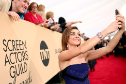 attends The 22nd Annual Screen Actors Guild Awards at The Shrine Auditorium on January 30, 2016 in Los Angeles, California. 25650_018