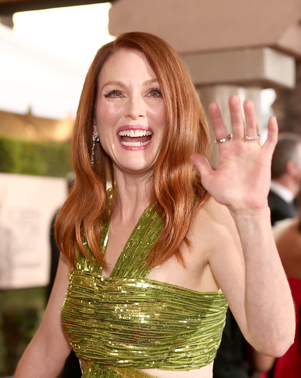 LOS ANGELES, CA - JANUARY 30:  Actress Julianne Moore attends The 22nd Annual Screen Actors Guild Awards at The Shrine Auditorium on January 30, 2016 in Los Angeles, California. 25650_018  (Photo by Christopher Polk/Getty Images for Turner)