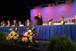 New mayor Allison Silberberg calls Alexandria a treasure that must be protected. (WTOP/ Michelle Basch)