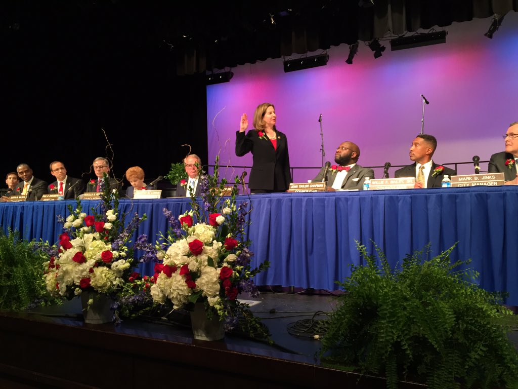 New mayor Allison Silberberg calls Alexandria a treasure that must be protected. (WTOP/ Michelle Basch)