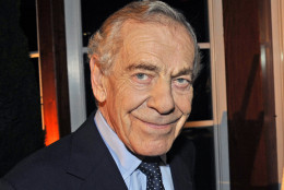 This Oct. 6, 2008 photo released by CBS shows "60 Minutes" correspondent Morley Safer during the  program's 40th anniversary celebration in New York. Safer will say farewell Sunday on "60 Minutes" as he is honored by the newsmagazine where he's been a fixture for all but two of its 48 years. (John Paul Filo/CBS via AP)