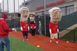 The Washington Nationals held tryouts for the Racing Presidents in D.C. on Sunday, Jan. 17, 2016. (WTOP/Kathy Stewart)
