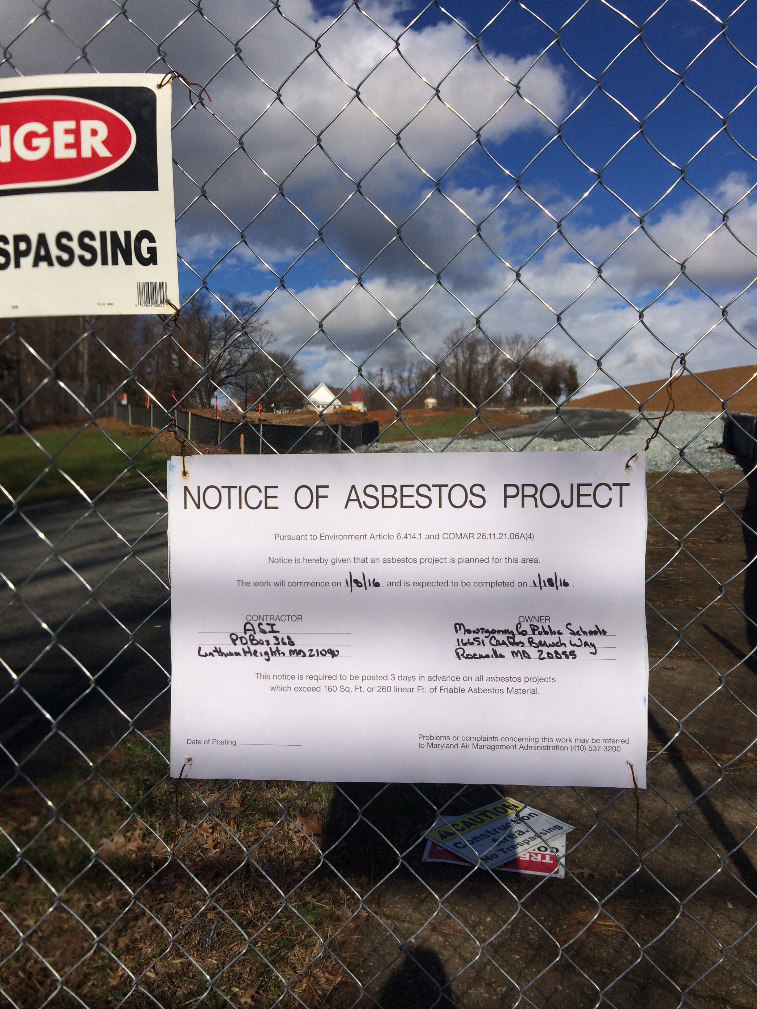 Asbestos in older school buildings still poses health hazard
