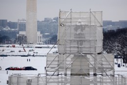 The Architect of the Capitol's offce says staff have been busy restoring the statue at the Ulysses S. Grant Memorial because weather and time have not been kind. (WTOP/Dave Dildine)