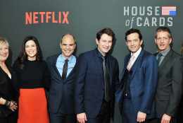 “House of Cards” Season 4 cast members pose on the red carpet in D.C. on Feb. 22, 2016.  (Courtesy Shannon Finney, www.shannonfinneyphotography.com)