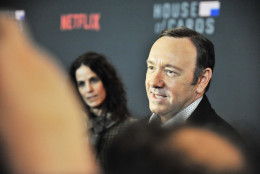 Kevin Spacey pictured at the “House of Cards” Season 4 premiere on Feb. 22, 2016.  (Courtesy Shannon Finney, www.shannonfinneyphotography.com)