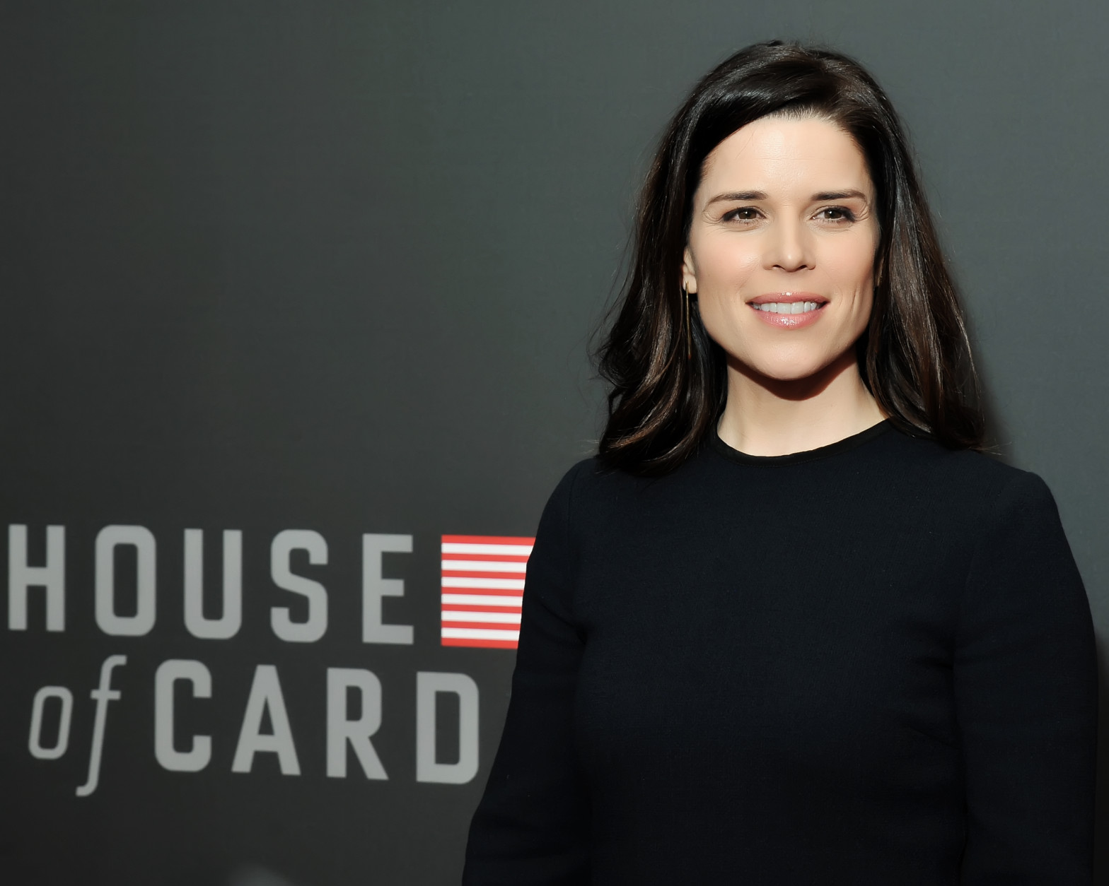 Neve Campbell on the red carpet at the National Portrait Gallery in D.C. on Feb. 22, 2016.  (Courtesy Shannon Finney, www.shannonfinneyphotography.com)