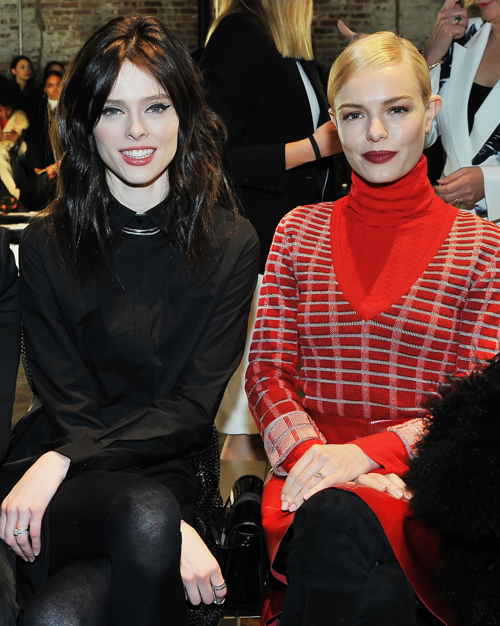 Model Coco Rocha with actress Kate Bosworth. (Shannon Finney Photography)