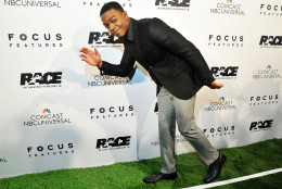 Actor Stephan James strikes a pose on the red carpet track at the Feb. 3, 2016 screening of "Race." (Courtesy Shannon Finney, www.shannonfinneyphotography.com)