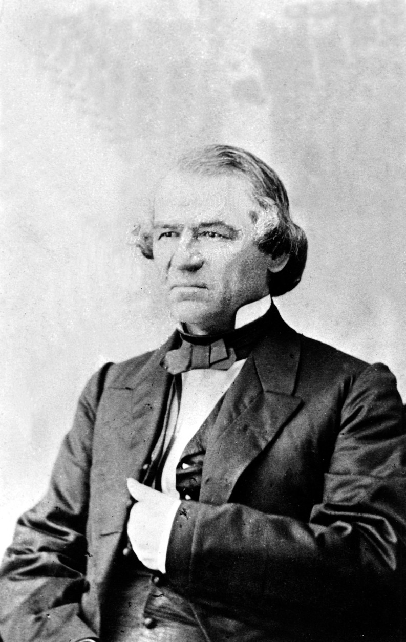 This is an undated photo of the seventeenth President of the United States Andrew Johnson. (AP Photo)