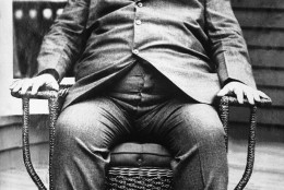 William Howard Taft  shown in 1930 photo after he resigned as Chief Justice of Supreme Court due to illness. (AP Photo)