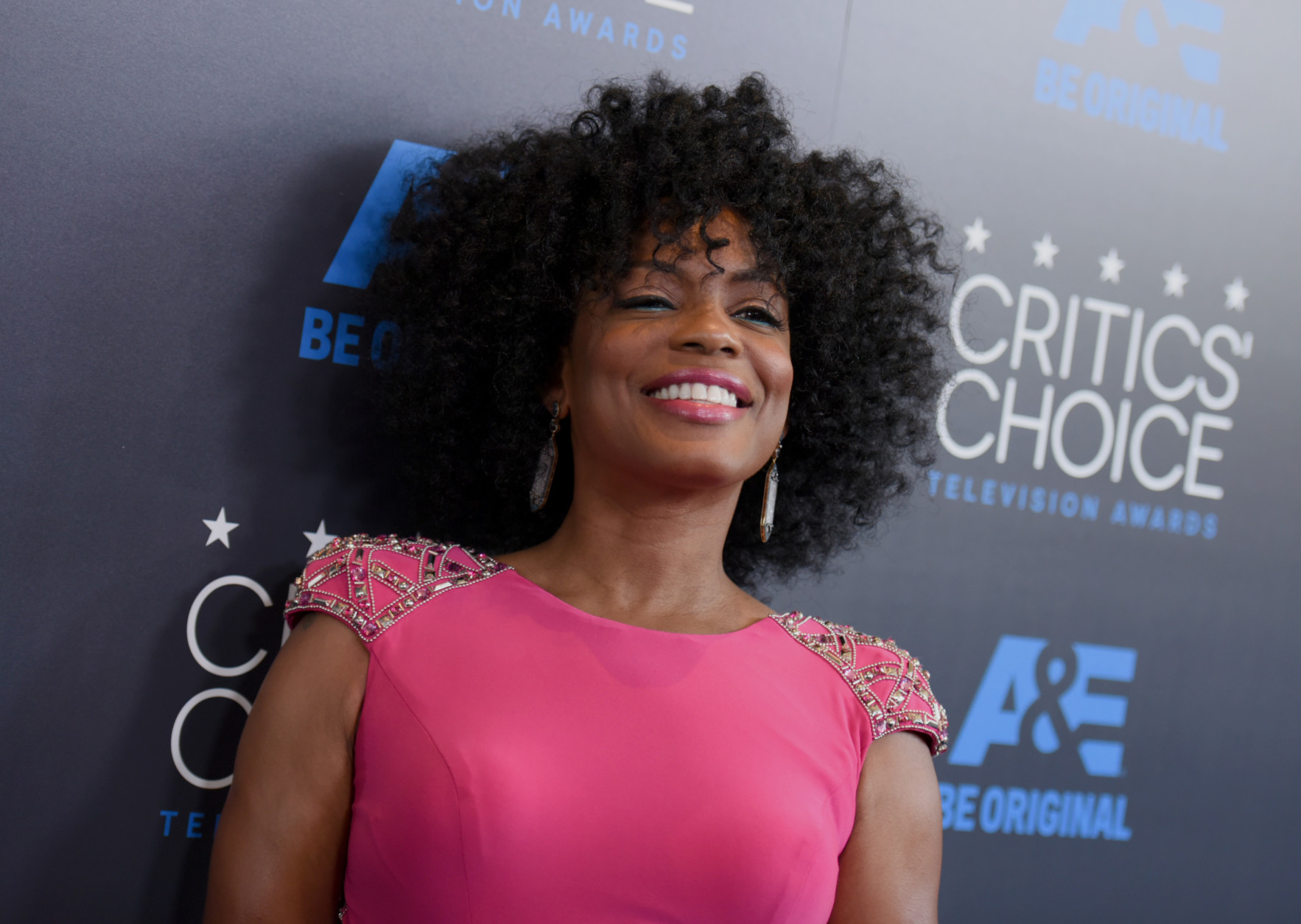 Aunjanue Ellis arrives at the Critics' Choice Television Awards at the Beverly Hilton hotel on Sunday, May 31, 2015, in Beverly Hills, Calif. (Photo by Richard Shotwell/Invision/AP)