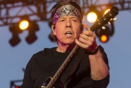 George Thorogood of George Thorogood and the Destroyers performs during the final day of the 2015 Stagecoach Festival at the EmpireClub on Sunday, April 26, 2015, in Indio, Calif. (Photo by Paul A. Hebert/Invision/AP)