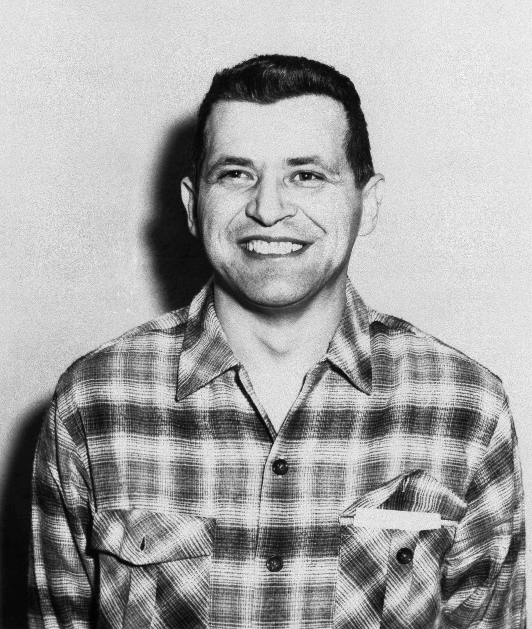 American U2 pilot Francis Gary Powers posed for this photo within three hours after his return to the United States, on Feb. 11, 1962 in Washington following his release from Russian prison. (AP Photo)