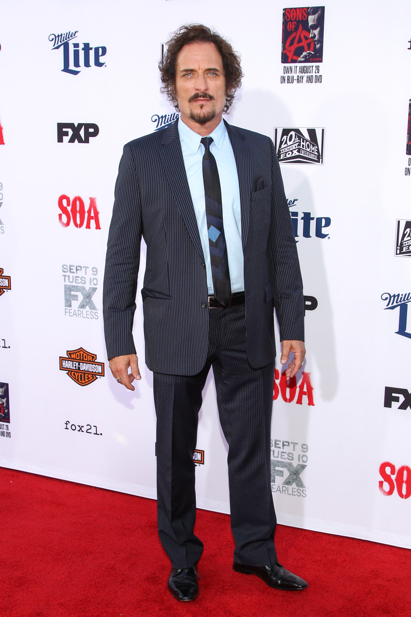 Kim Coates attends the LA Premiere Screening of "Sons Of Anarchy" at at TCL Chinese Theatre on Saturday, Sept. 6, 2014, in Los Angeles.  (Photo by Paul A. Hebert/Invision/AP)