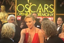 Charlize Theron at the Oscars. (WTOP/Jason Fraley)