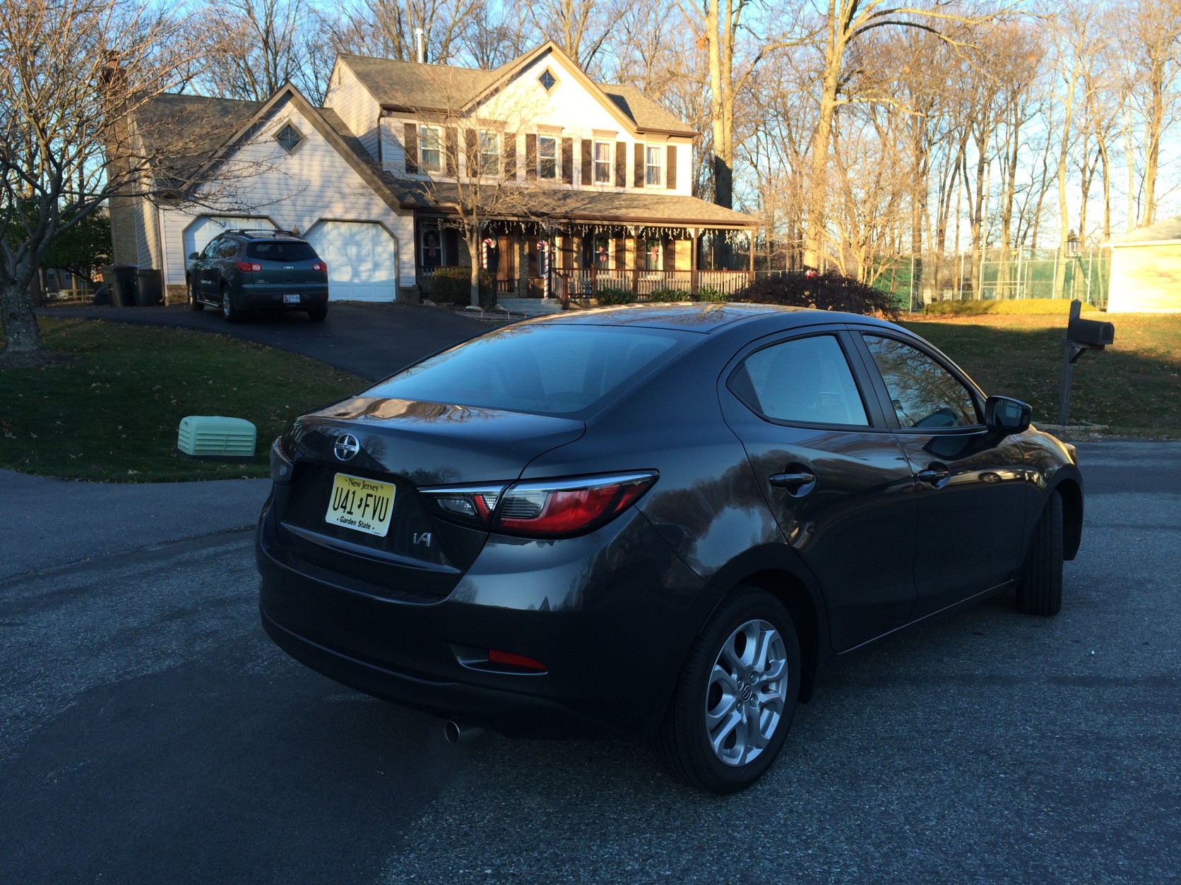 photo of the back of a Scion iA