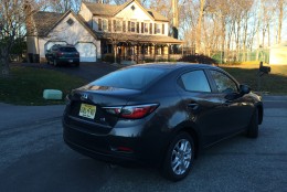 photo of the back of a Scion iA