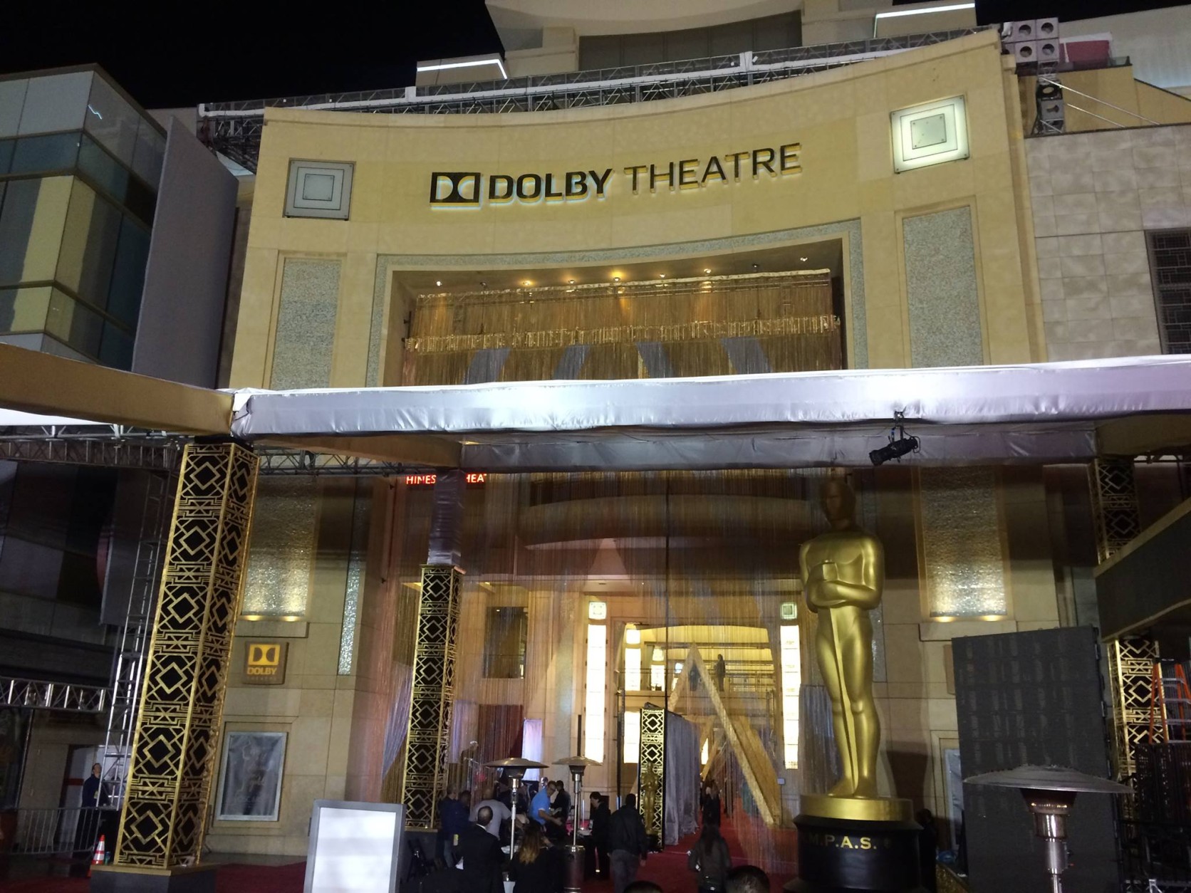 The Dolby Theatre after the Oscars, Feb. 28, 2016. (WTOP/Jason Fraley)