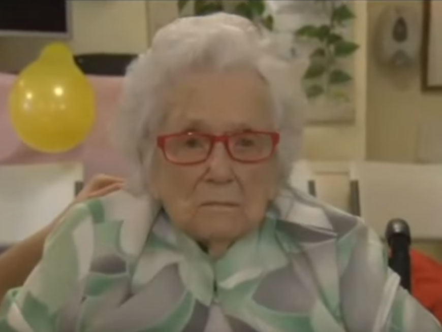 110-year-old woman more sour than adorable in TV interview (Video)