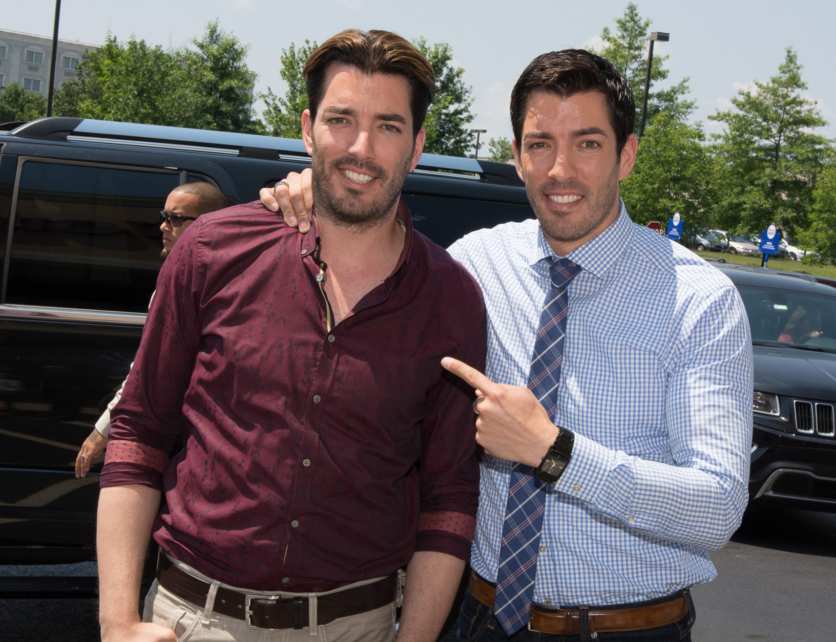 LIVINGSTON, NJ - JULY 12:  Cost Plus World Market and Jonathan &amp; Drew Scott, hosts of Property Brothers, Celebrate the Grand Opening of its New Livingston, NJ Store on July 12, 2014 in Livingston, New Jersey.  (Photo by Dave Kotinsky/Getty Images for Cost Plus World Market)