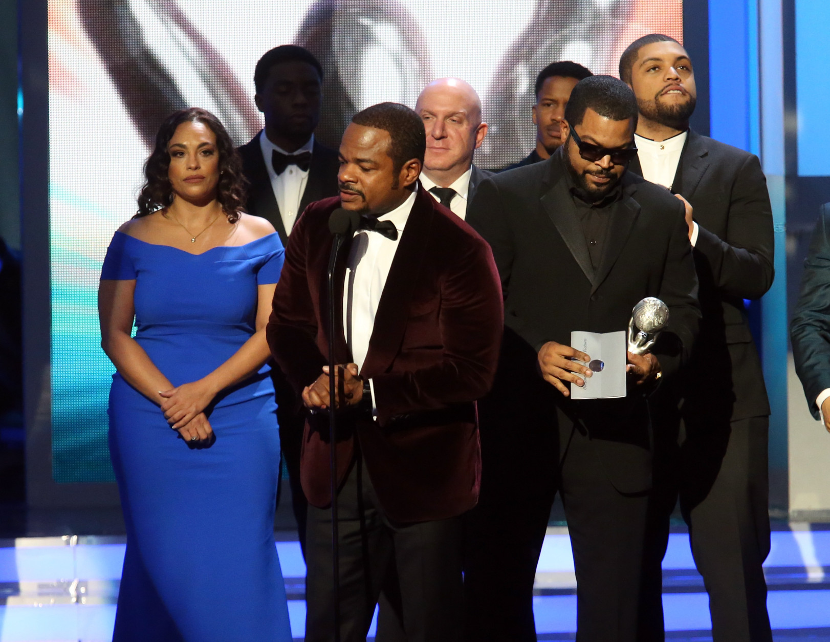 onstage during the 47th NAACP Image Awards presented by TV One at Pasadena Civic Auditorium on February 5, 2016 in Pasadena, California.