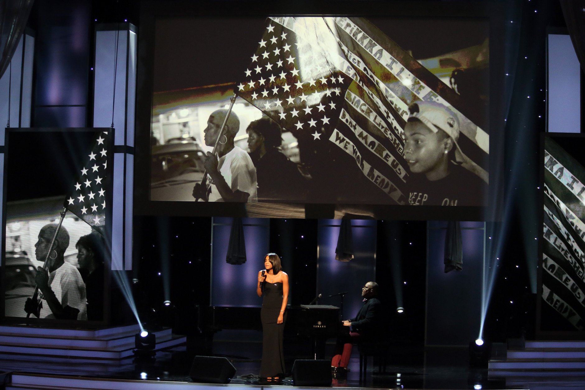 onstage during the 47th NAACP Image Awards presented by TV One at Pasadena Civic Auditorium on February 5, 2016 in Pasadena, California.