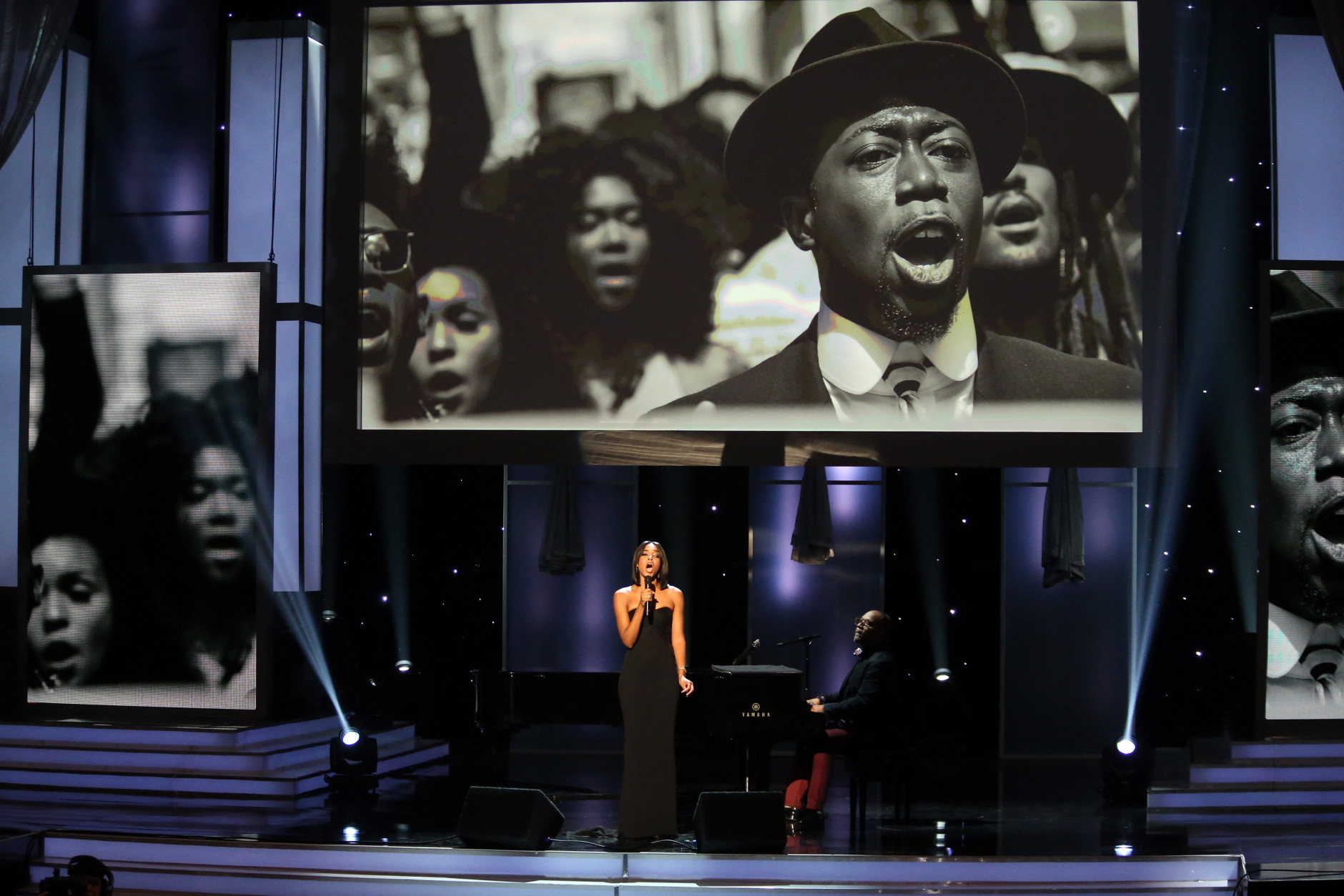 onstage during the 47th NAACP Image Awards presented by TV One at Pasadena Civic Auditorium on February 5, 2016 in Pasadena, California.