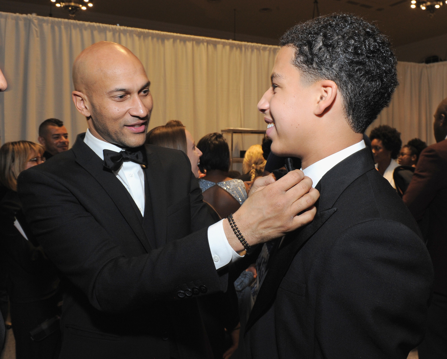 PASADENA, CA - FEBRUARY 05:  Actors Keegan-Michael Key (L) and Marcus Scribner attend the Backstage Creations Celebrity Retreat at The 47th NAACP Image Awards at Pasadena Civic Auditorium on February 5, 2016 in Pasadena, California.  (Photo by Angela Weiss/Getty Images for Backstage Creations)