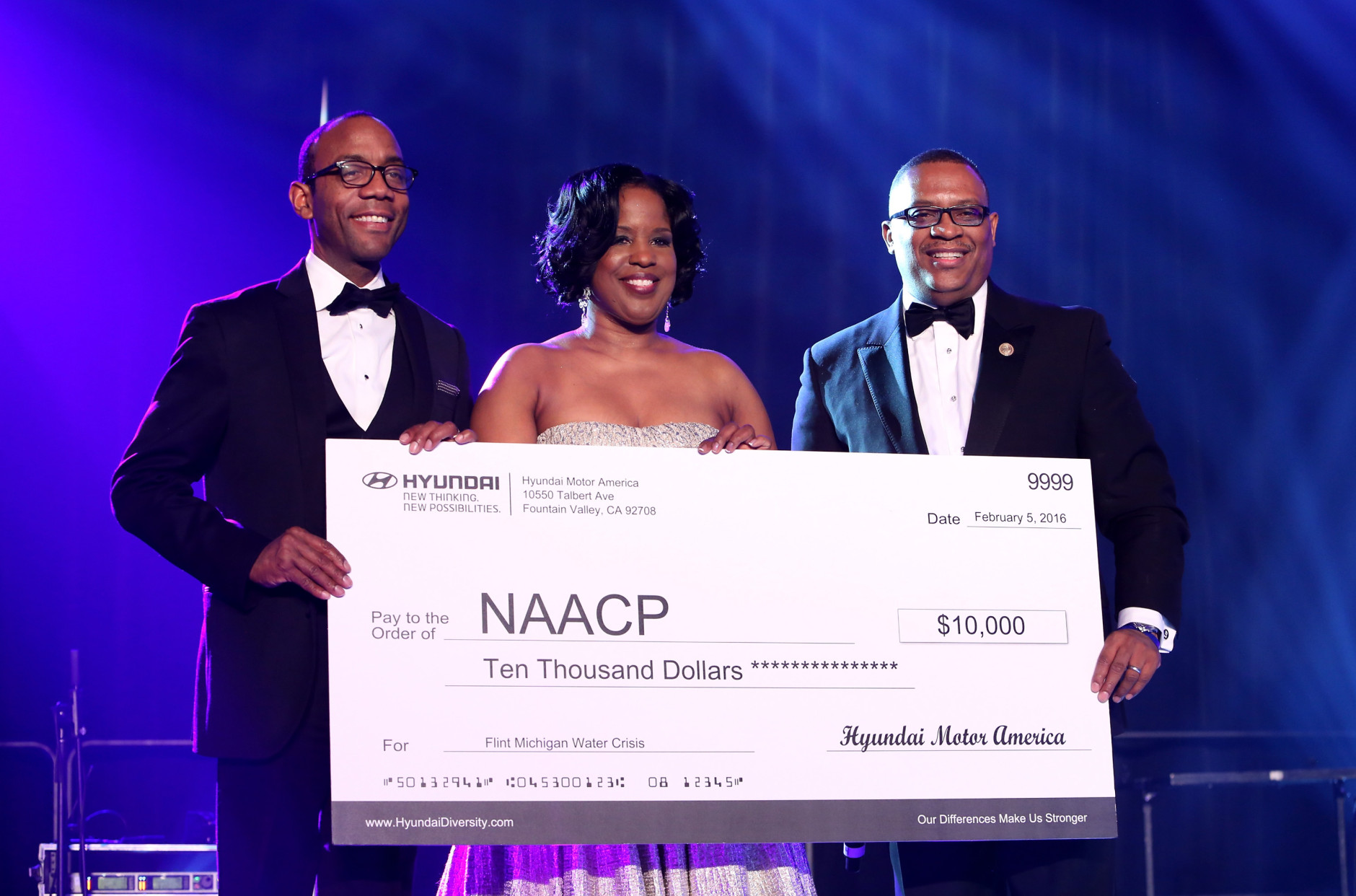 PASADENA, CA - FEBRUARY 05:  (L-R) NAACP President/CEO Cornell William Brooks, NAACP Chairman of the National Board of Directors Roslyn Brock and Zafar Brooks, Director Corporate Social Responsibility and Diversity Inclusion, Hyundai Motor America attend the 47th NAACP Image Awards presented by TV One after party at Pasadena Civic Auditorium on February 5, 2016 in Pasadena, California.  (Photo by Jesse Grant/Getty Images for NAACP Image Awards)