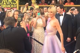 Heidi Klum arrives at the Oscars. (WTOP/Jason Fraley)