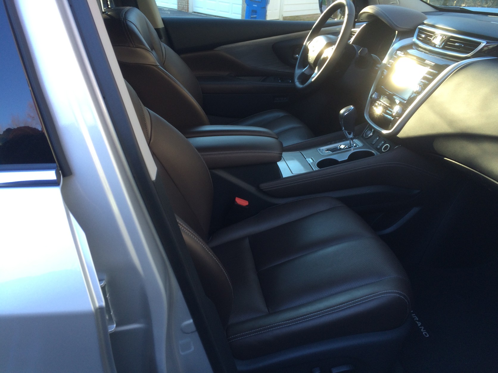The interior is the nicest I can remember in a Nissan.  (WTOP/Mike Parris)