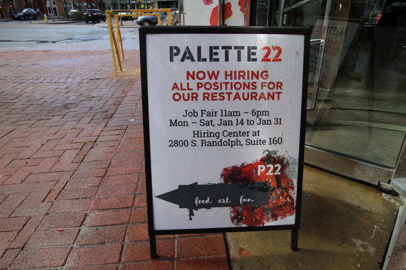 The restaurant was a hive of activity earlier this week, with construction crews drilling and hammering, prospective employees interviewing for positions and artists working on murals and paintings. (Arlnow.com)