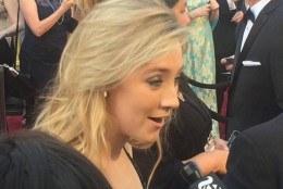 Saoirse Ronan at the Oscars. (WTOP/Jason Fraley)